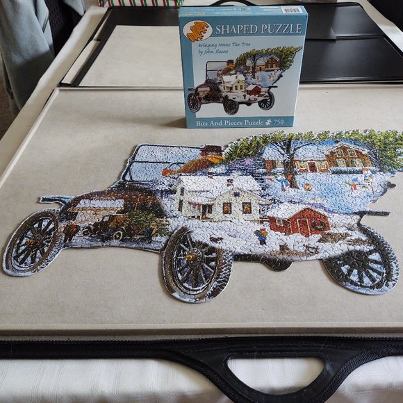 750 Piece Bringing Home The Tree Shaped Puzzle by Bits And Pieces - Picture 8 of 8